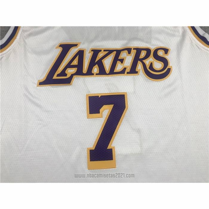 Camiseta Los Angeles Lakers Carmelo Anthony #7 Association 2021 Blanco